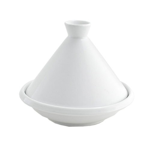 FOH STN000WHP21 3 Oz. Porcelain Round Tagine