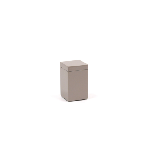 FOH RJR018BET12 2.5" W Beige Square Composite Jar