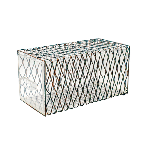 FOH BHO083PTI20 6.5" W x 13" H Acrylic and Metal Self-Service Patina Housing or Drawer Set