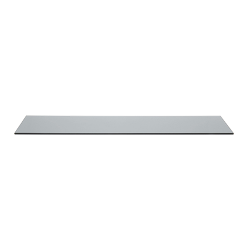 FOH BHO055SMG20 36" W Gray Glass Rectangle Buffet Building Blocks Buffet Board