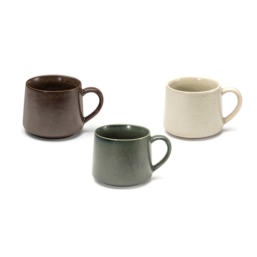 FOH DCS046DGP23 10 Oz. Porcelain Non-Stackable Sage Kiln Cup
