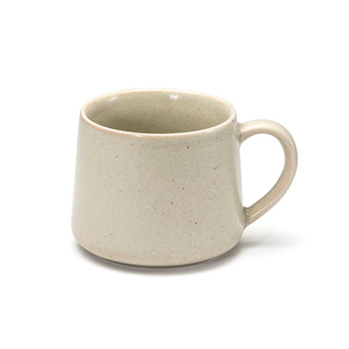 FOH DCS046MUP23 10 Oz. Porcelain Non-Stackable Mushroom Kiln Cup