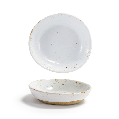 FOH DSD070BEP23 4" Dia. Round Porcelain Artefact Ramekin