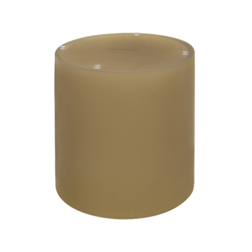 FOH RWA011BRR10 8" W Brown Plastic Round Nassau Cylinder Riser
