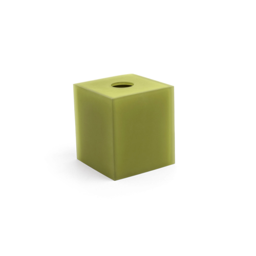 FOH RTB007GRR11 5.25" W Green Composite Square Tissue Cover