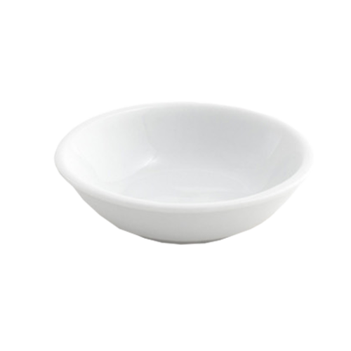 FOH DSD018WHP23 1 Oz. Round Porcelain Dish