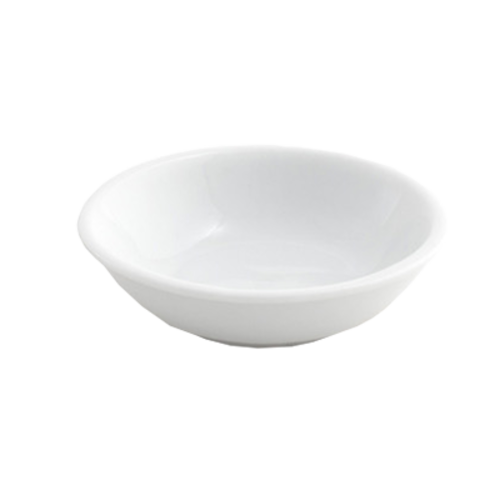 FOH DSD018WHP23 1 Oz. Round Porcelain Dish