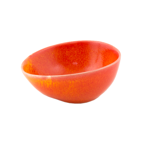 FOH ASC024ORP23 4 Oz. Blood Orange Porcelain Kiln Ramekin