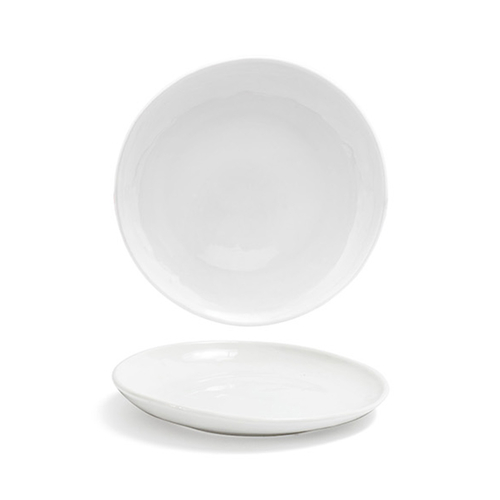 FOH DAP076WHP23 6" Dia. White Porcelain Round Kiln Plate