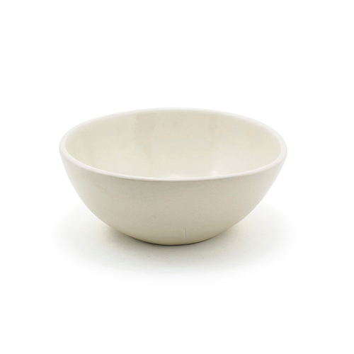 FOH DBO153WHP22 28 Oz. White Round Porcelain Kiln Bowl