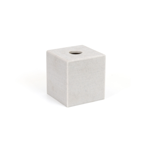 FOH RTB005GYR11 5" W Grey Composite Square Tissue Cover