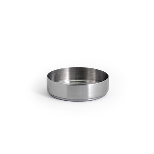 FOH DSD074BSS23 3 Oz. Round Brushed Stainless Steel Soho Ramekin