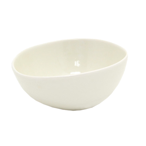 FOH DBO142BEP23 10 Oz. Vanilla Bean Round Porcelain Kiln Bowl