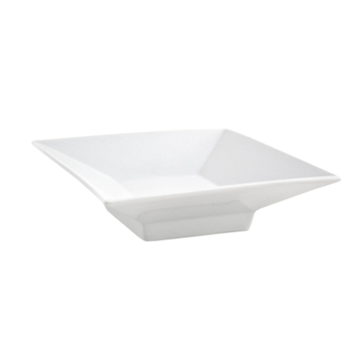 FOH DBO070WHP22 8 Oz. Square Porcelain Kyoto Serving Dish