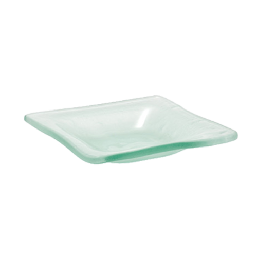FOH DSD017FRG23 2 Oz. Frosted Glass Square Arctic Dish