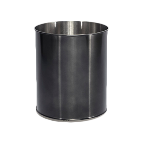 FOH RWA024BKS21 8" W Black Stainless Steel Round Tokyo Cylinder Riser