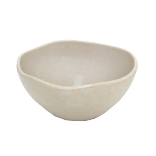 FOH DBO127NAB23 6 Oz. Round Natural Bamboo Biodegradable Platewise Organic Bowl