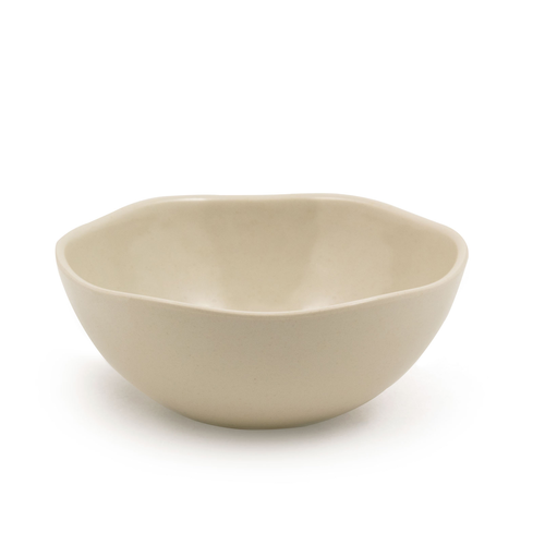 FOH DBO190NAB22 16 Oz. Round Natural Bamboo Biodegradable Platewise Bowl