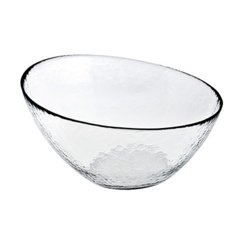 FOH DBO049CLG22 29 Oz. Clear Glass Round Kaleidoscope Bowl