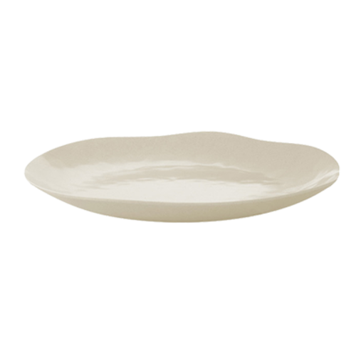 FOH DSP020NAB22 8.5" W Round Bamboo Platewise Organic Plate