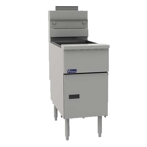 Pitco VF-35S-LP Stainless Steel Liquid Propane Fry Pot Fryer - 70,000 BTU