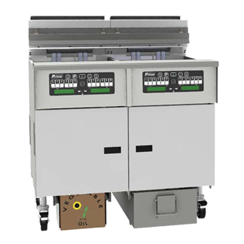 Pitco SELV184X-C/FD 19.63" W Electric Solstice Reduced Oil Volume Fryer System - 208 Volts