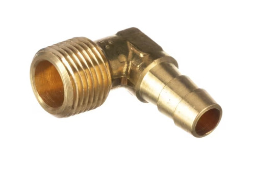 102209 FITTING HOSE BARB 90 EL 3/8 ID X 3/8 NPT