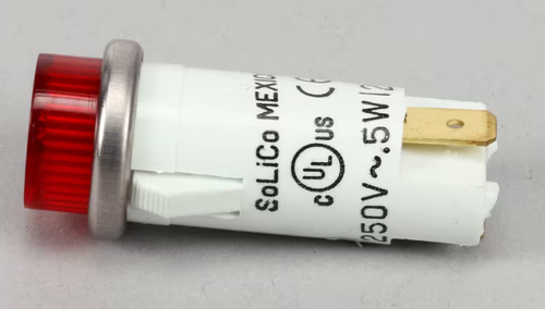 EL LGT500 LIGHT, 1/2W-250V PILOT 5TF2LRN2-W/CHRM BEZEL N