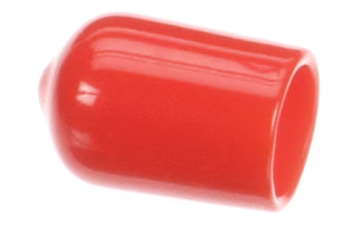 PL CAP038 CAP, 3/8 RED RUBBER 923801 .343X1/2
