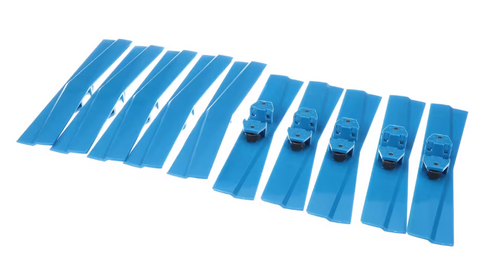 8403020 SLAT,BLUE AD SHORT 10WIDE-10PK