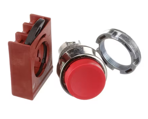 490159 PUSH BUTTON, RED