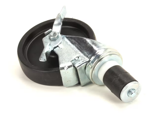 HD CST1451 CASTER, 5.75O/A SWVL W/BR CMS4-5BBN 5WHEEL BLACK