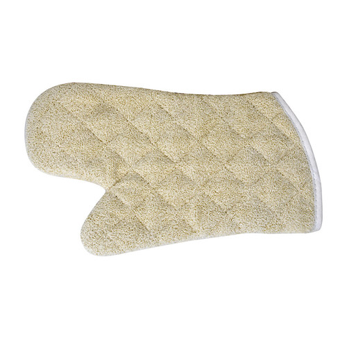Omcan USA 46348 13" Long Beige Silicon Lined Oven Mitts
