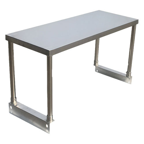 Omcan USA 47017 30" W x 15" H x 12" D Overshelf for 2 Pan Steam Table