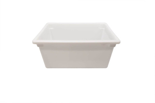 Omcan USA 85131 18" W x 12" H x 26" D White Polypropylene Rectangular Food Storage Container