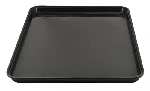 Omcan USA 43566 26″ W x 18″ D Black Fiberglass Square Market Tray