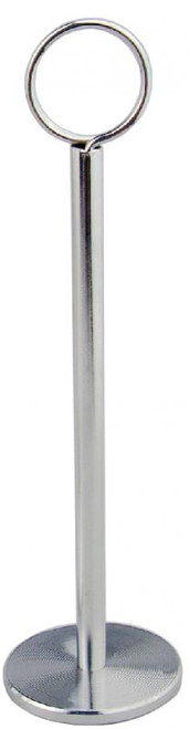 Omcan USA 80535 12" H Chrome Plated Table Number Stand