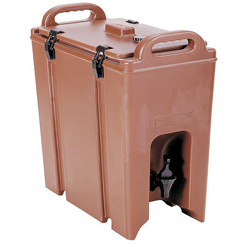 Omcan USA 80901 2.5 Gal. Brown Polyethylene Beverage Dispenser