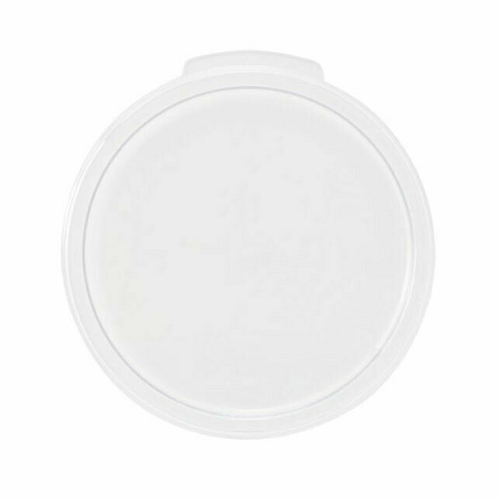 Omcan USA 80185 Clear Polycarbonate Round Food Storage Container Lid for 12 18 and 22 Qt. Container