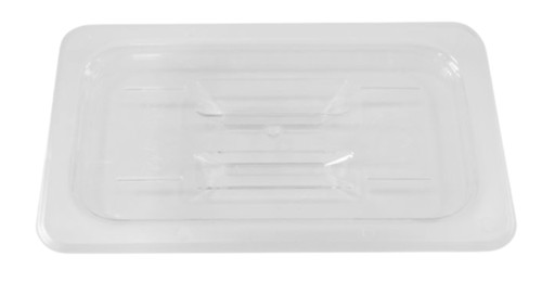 Omcan USA 80049 Clear Polycarbonate Full Size Solid Food Pan Cover