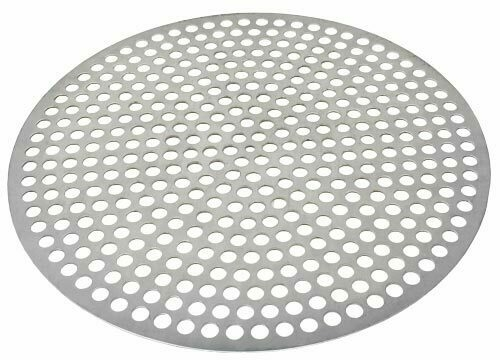Omcan USA 46743 12" Dia. Aluminum Round Perforated Pizza Pan