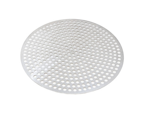 Omcan USA 46743 12" Dia. Aluminum Round Perforated Pizza Pan