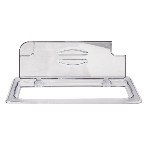 Omcan USA 43640 0.33 Size Translucent Polycarbonate Food Pan Flip N Lid