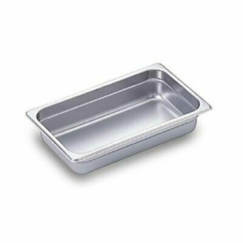 Omcan USA 80272 2.5" Deep Stainless Steel Solid 0.25 Size Steam Table Pan