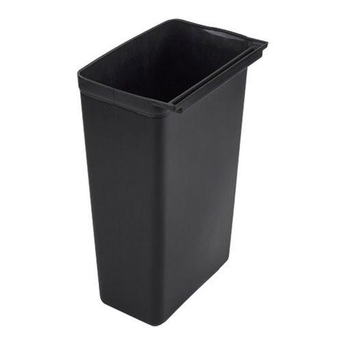 Omcan USA 47129 Black Polypropylene Refuse Bin