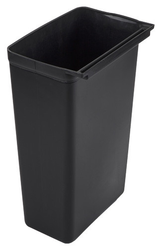 Omcan USA 47129 Black Polypropylene Refuse Bin