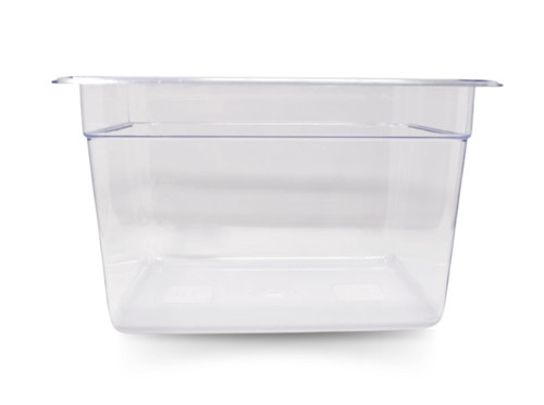Omcan USA 80075 7.88" H Clear Polycarbonate 0.5 Size Food Pan