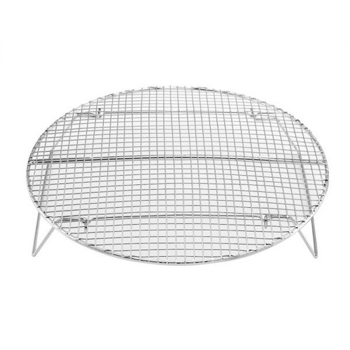 Omcan USA 46467 14.75" W Round Chrome Plated Steamer Rack