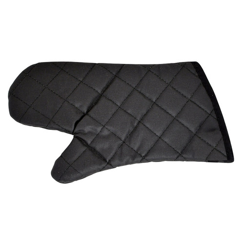 Omcan USA 46344 13" Long Charcoal Flame Retardant Coated Oven Mitts