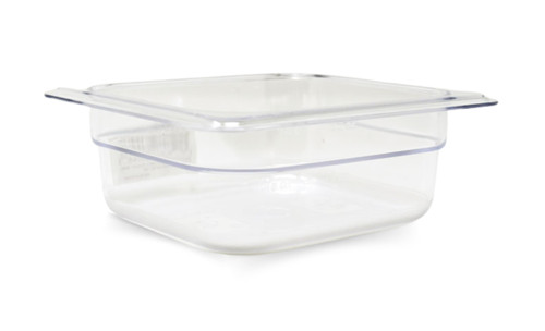 Omcan USA 80046 6.38" D Clear Polycarbonate 0.17 Size Food Pan